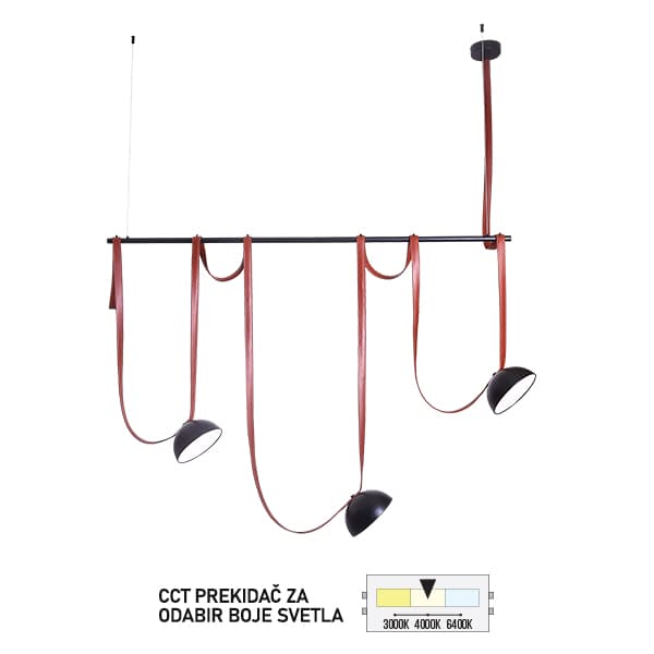 LED viseća lampa FK2100-30V BK/BR - LED visilice