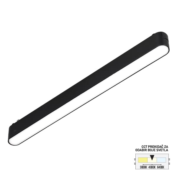 LED magnetna svetiljka CCT ULTRA SLIM FMS1001-18 BK - Ultra slim svetiljke