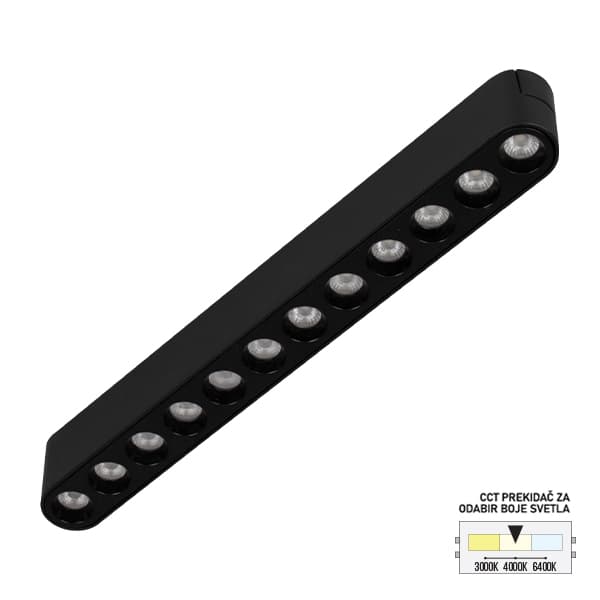 LED magnetna svetiljka CCT ULTRA SLIM FMS2001-12 BK - Novo u ponudi