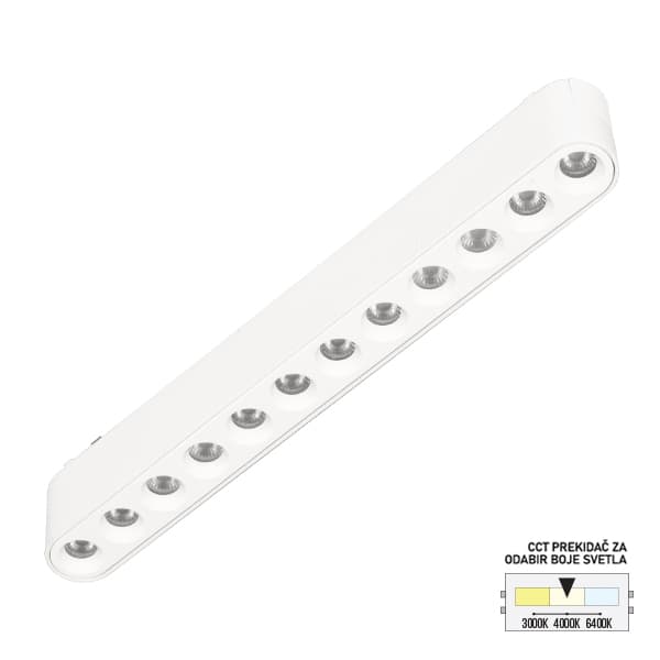 LED magnetna svetiljka CCT ULTRA SLIM FMS2001-12 BK - Novo u ponudi