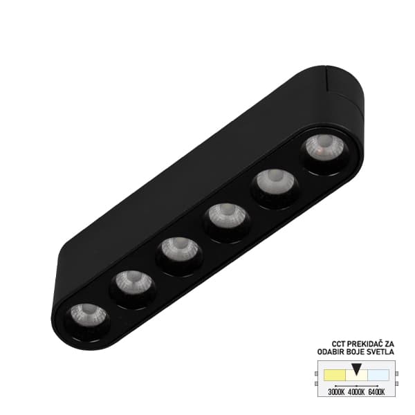 LED magnetna svetiljka CCT ULTRA SLIM FMS2001-6 BK - Novo u ponudi