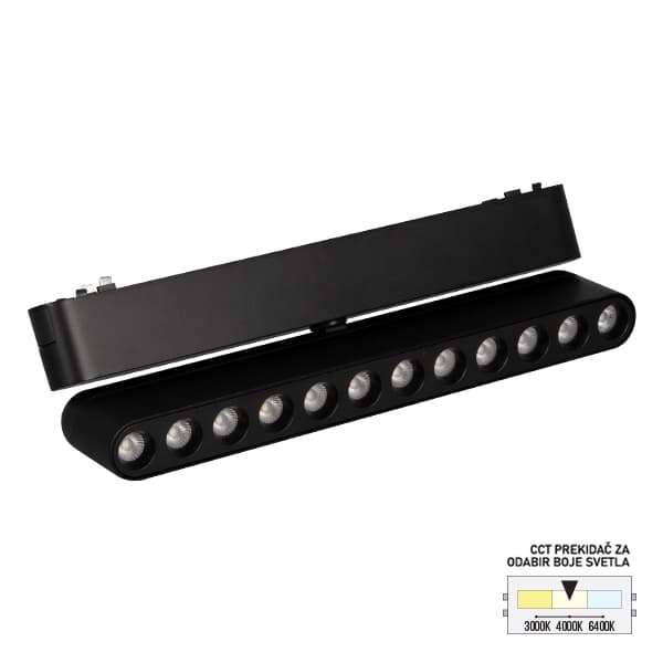 LED magnetna svetiljka CCT ULTRA SLIM FMS2101-12 BK - Novo u ponudi
