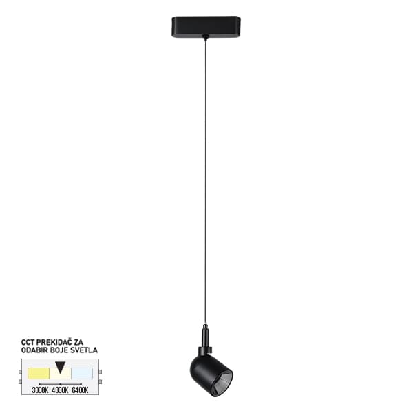LED magnetna visilica CCT ULTRA SLIM FMS4002-7 BK - Novo u ponudi