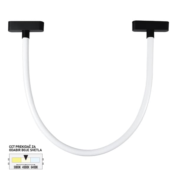 LED magnetna svetiljka CCT ULTRA SLIM FMS4006-10 BK - Novo u ponudi