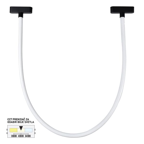 LED magnetna svetiljka CCT ULTRA SLIM FMS4006-20 BK - Novo u ponudi