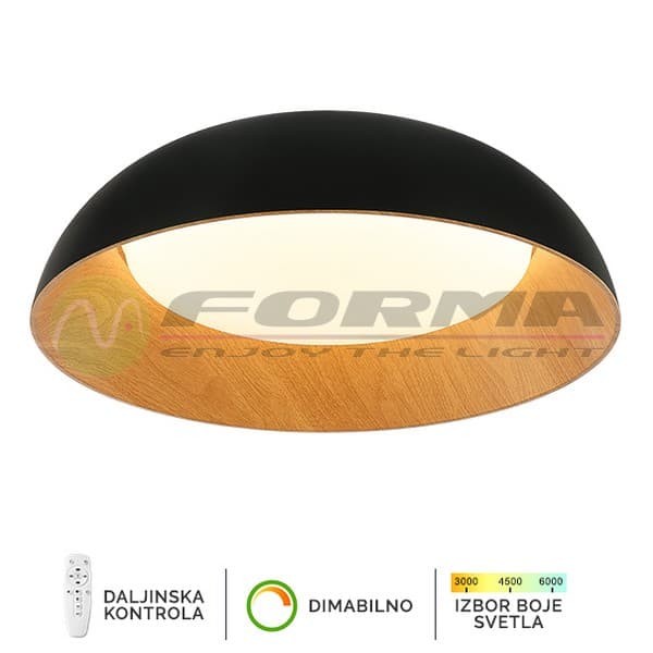 LED plafonska lampa FK2005-66C BK - Akcija