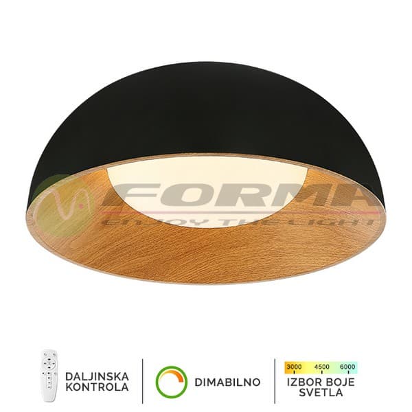 LED plafonska lampa FK2005-28C BK - Akcija