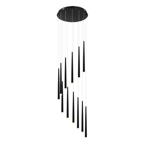 LED luster F2605-12LS BK - LED visilice