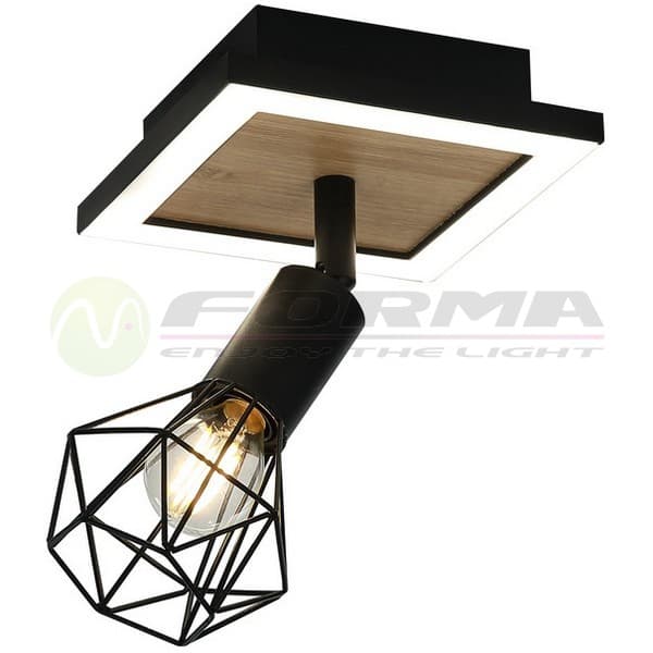 LED plafonska lampa FE405-1 BK+WD - LED plafonjere i plafonske lampe