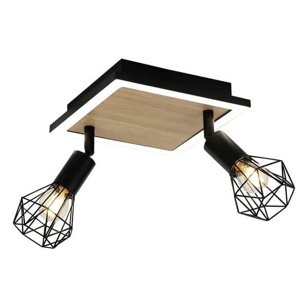 LED plafonska lampa FE405-2 BK+WD - LED plafonjere i plafonske lampe