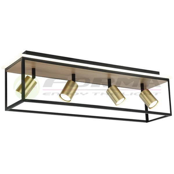 LED plafonska lampa FG152-4 BK+WD - LED plafonjere i plafonske lampe