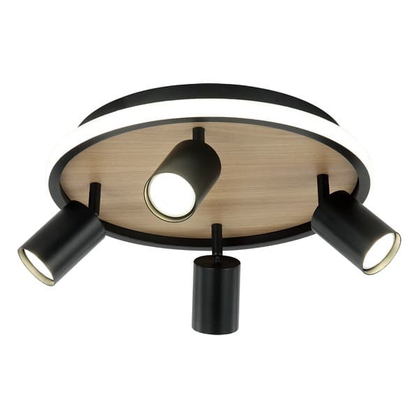 LED plafonska lampa FG150-4 BK+WD - LED plafonjere i plafonske lampe