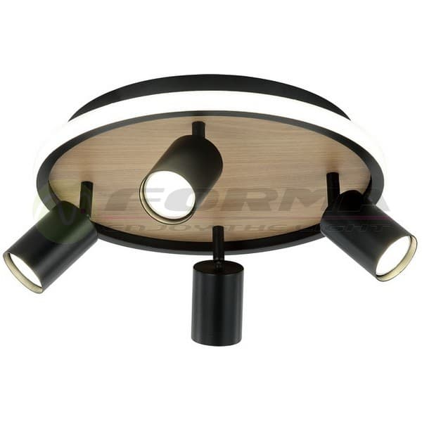 LED plafonska lampa FG150-4 BK+WD - LED plafonjere i plafonske lampe