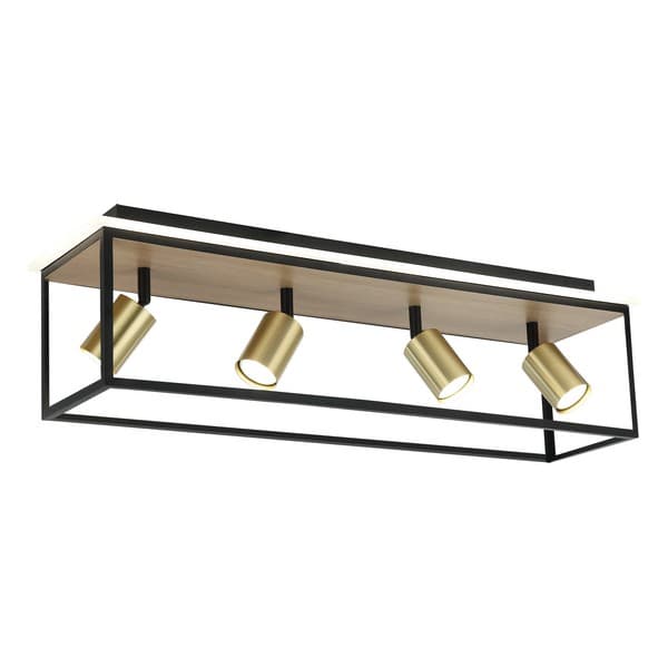 LED plafonska lampa FG152-4 BK+WD - LED plafonjere i plafonske lampe