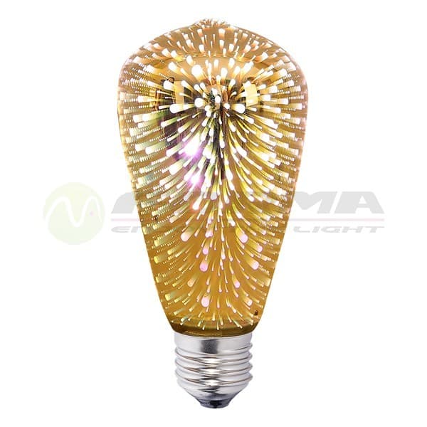 LED sijalica E27 4W Filament LFC-ST64G-4 - LED Sijalice