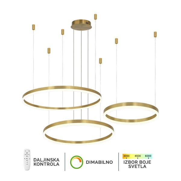 LED viseća lampa F2047-130C SG - LED visilice