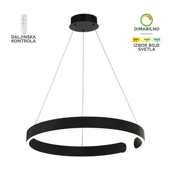 LED visilica F2046-42V BK - LED visilice