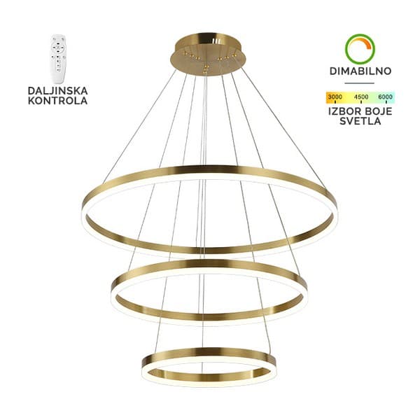 LED visilica F2047-130V SG - LED visilice
