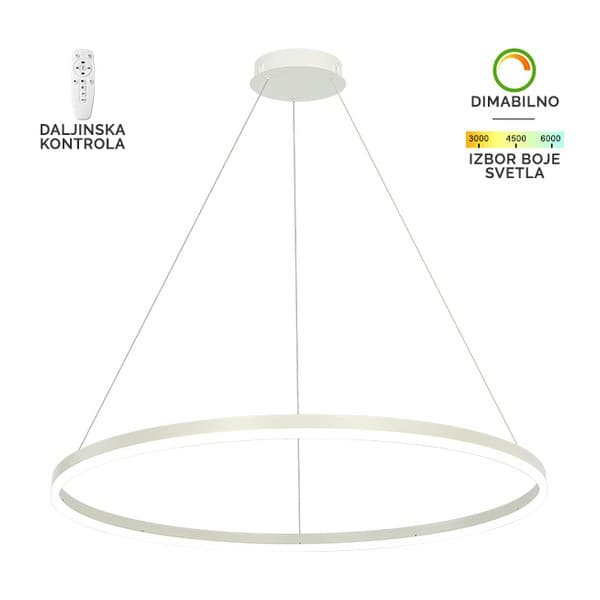 LED visilica F2047-70V WH - LED visilice