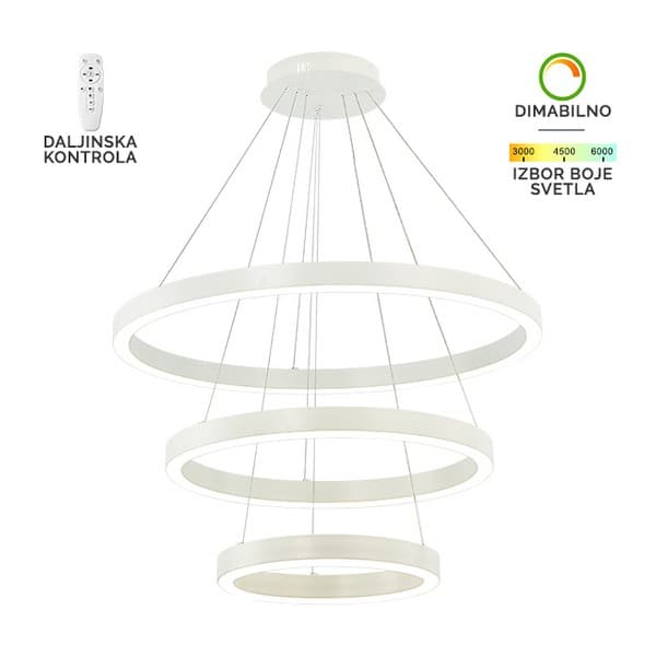 LED visilica F2048-130V WH - Akcija
