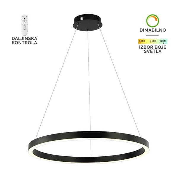 LED visilica F2048-56V BK - Akcija