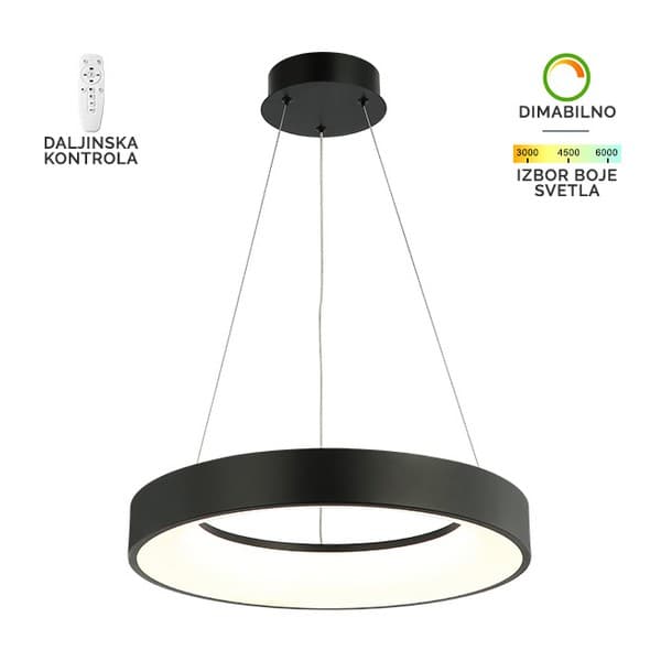 LED visilica F2049-66V BK - LED visilice