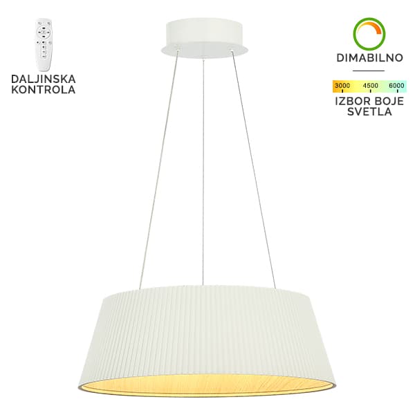 LED visilica FK2003-62V WH - LED visilice