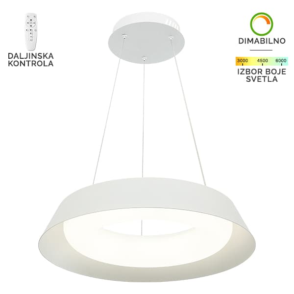 LED visilica FK2006-38V WH - Akcija