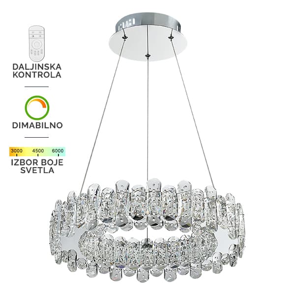 LED visilica KP6043-48V - LED kristalne lampe