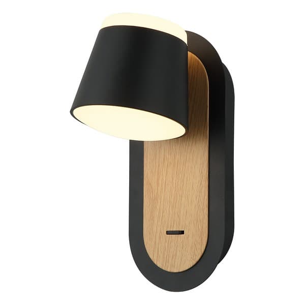 LED zidna lampa F2077-8Z BK+WD - LED zidne lampe