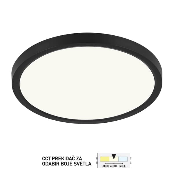 LED plafonjera LP-701-18 BK - LED plafonjere i plafonske lampe