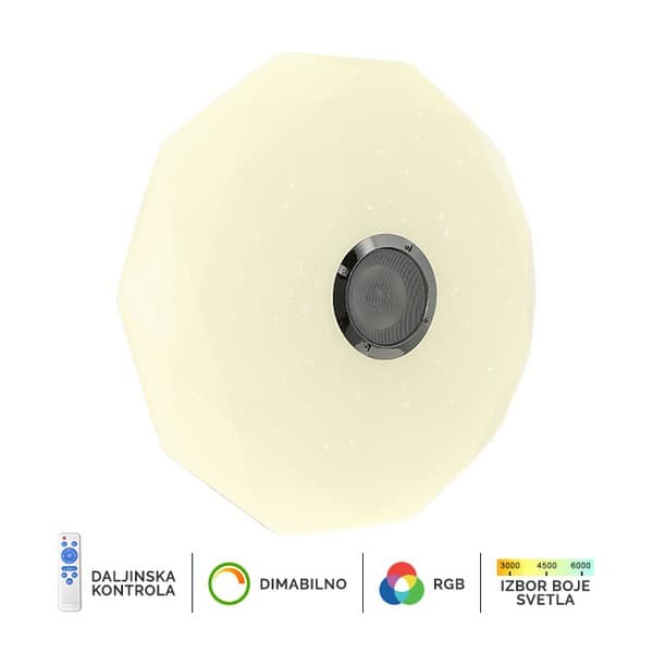 LED RGB plafonjera sa zvučnikom LP-801-36 - LED plafonjere i plafonske lampe