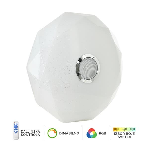 LED RGB plafonjera sa zvučnikom LP-801-36 - LED plafonjere i plafonske lampe