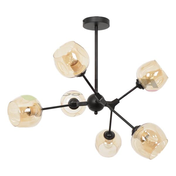 Luster F7268-6L BK - Lusteri