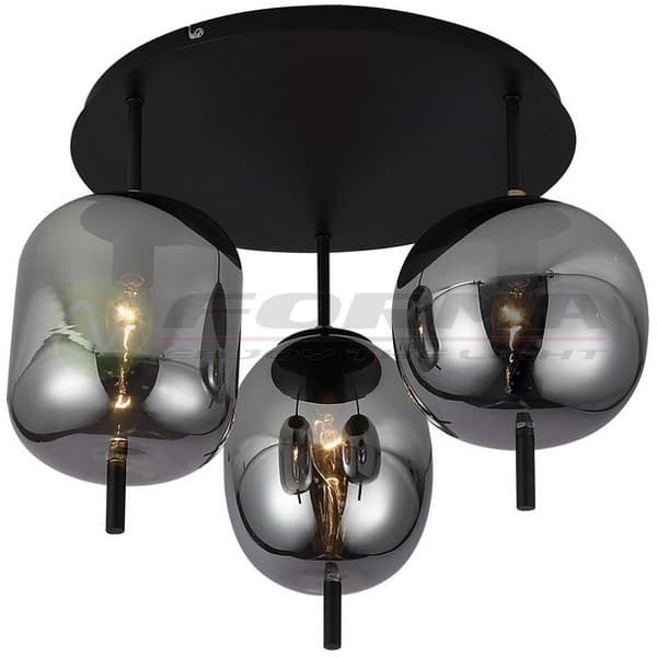 Plafonska lampa F4014-3C BK+SM - Plafonske lampe