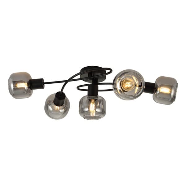 Plafonska lampa FE408-5 BK - Akcija