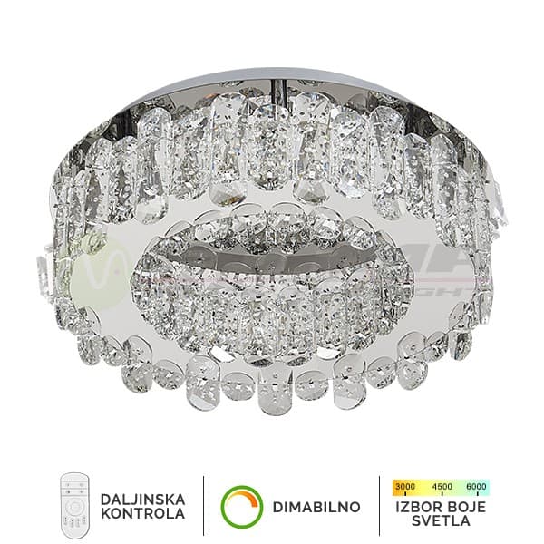 LED plafonska lampa KP6040-32C - LED kristalne lampe