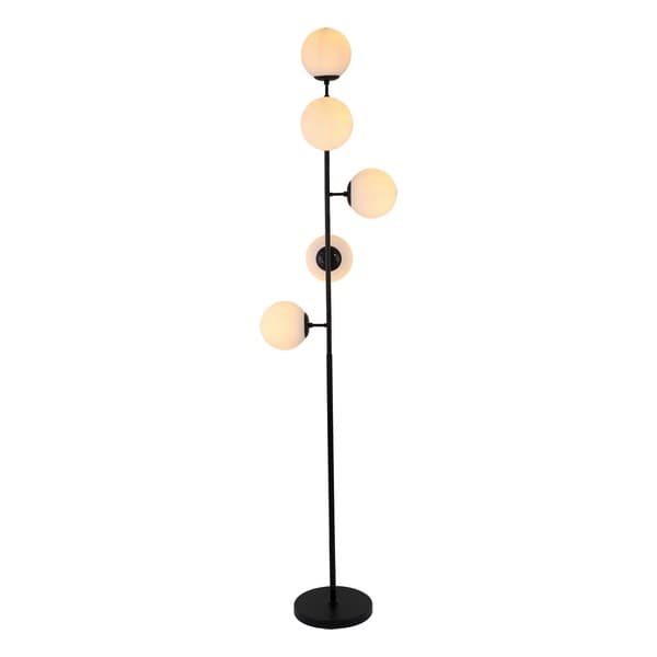 Podna lampa F7031-5F BK+WH - Podne lampe
