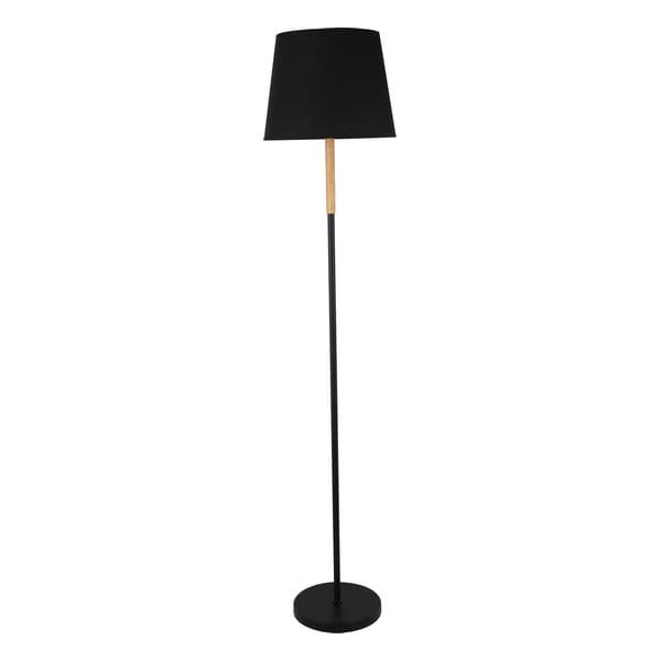 Podna lampa F7125-1F BK+WD - Podne lampe
