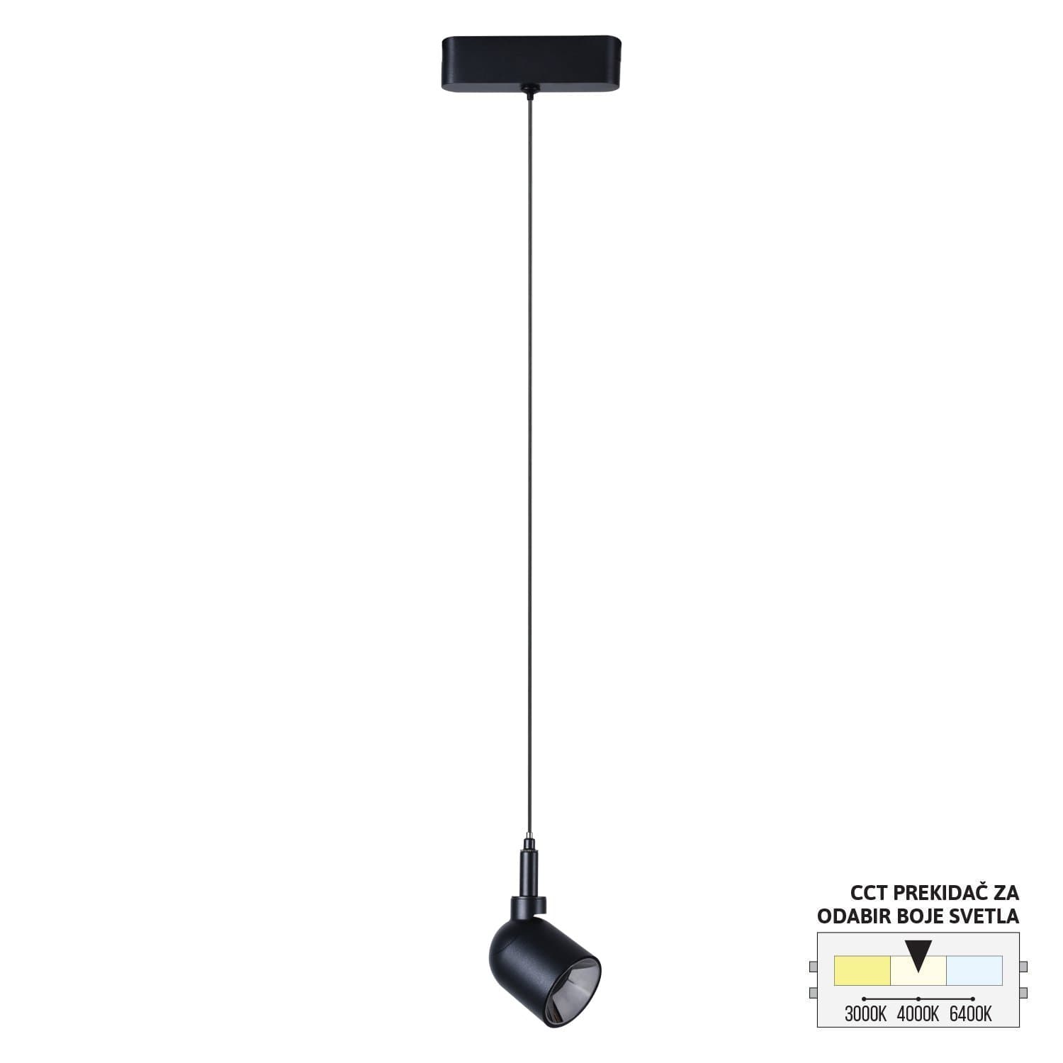 LED magnetna visilica CCT ULTRA SLIM FMS4002-7 BK - Novo u ponudi