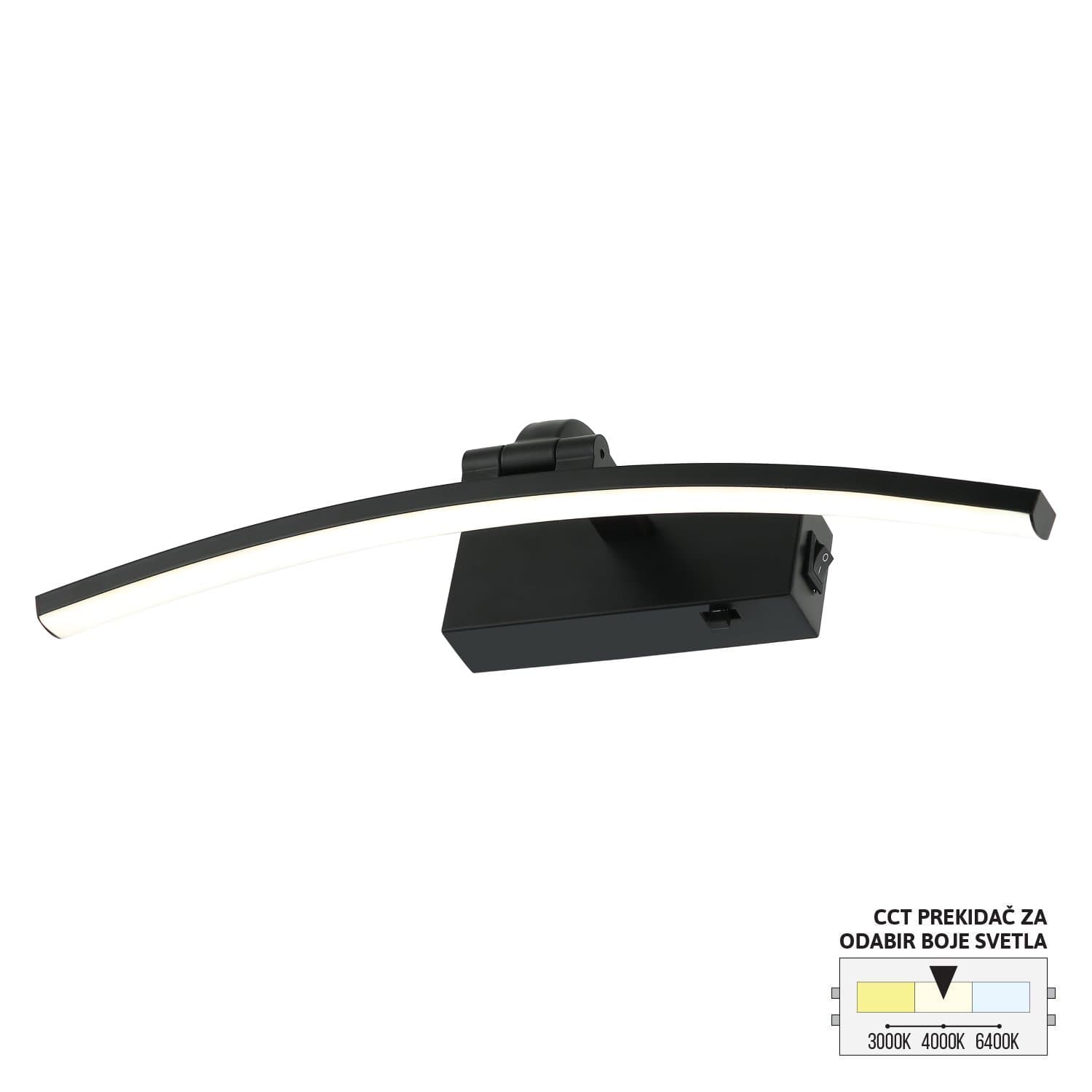 LED zidna lampa LZ008-10 BK - LED zidne lampe