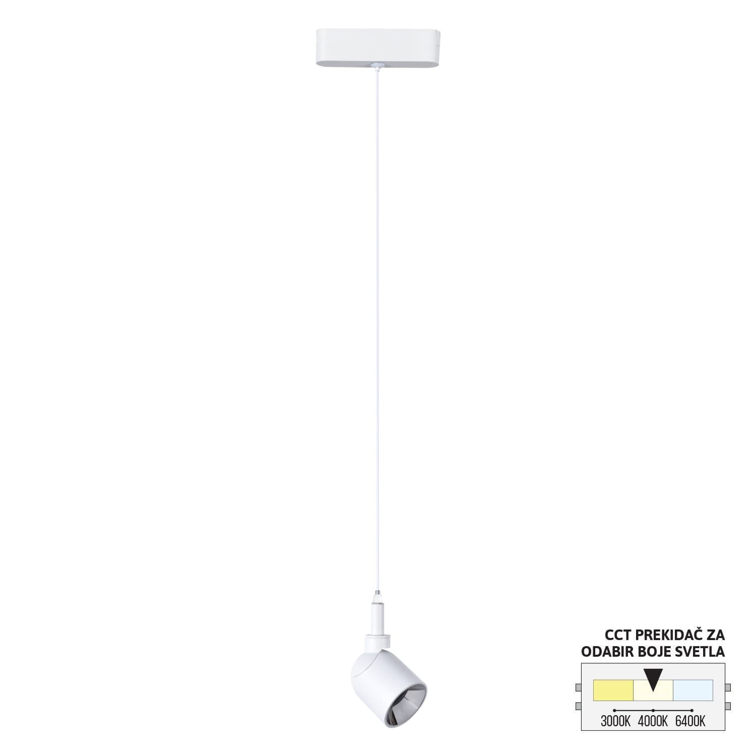 LED magnetna visilica CCT ULTRA SLIM FMS4002-7 WH - Novo u ponudi