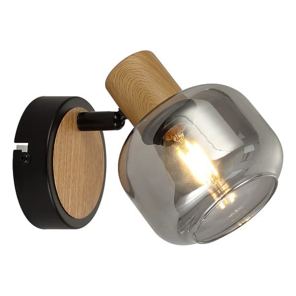 Spot lampa FE408-1 BK+WD - Akcija
