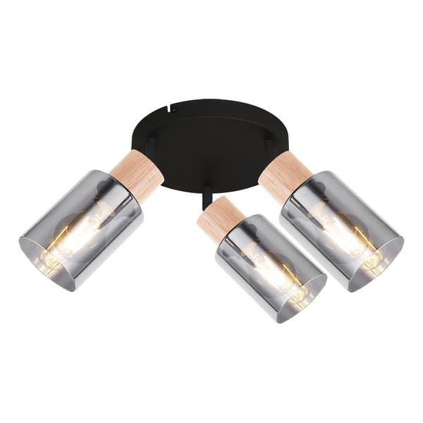 Spot lampa FE705-3R BK+WD - Akcija