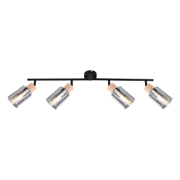 Spot lampa FE705-4 BK+WD - Akcija