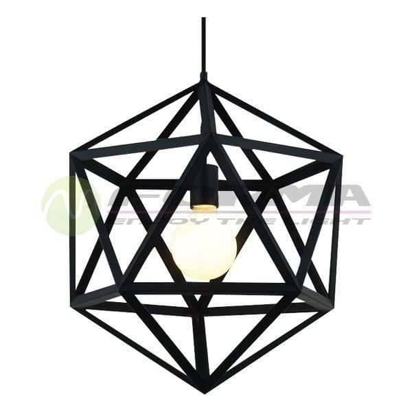 Visilica F7201-1LS BK - Vintage rasveta