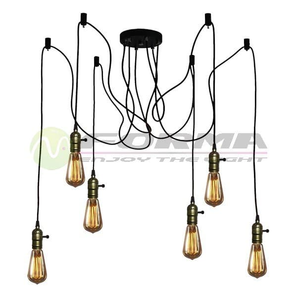Viseća lampa F7230-6V - Vintage rasveta