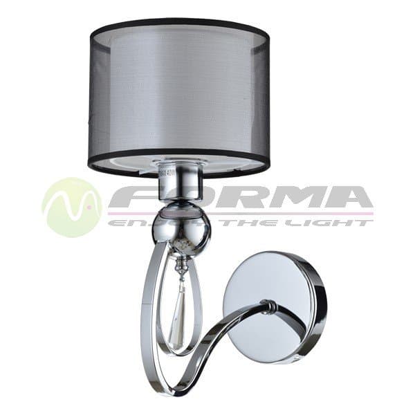Zidna lampa F7111-1Z CH+BK - Poslednji komadi
