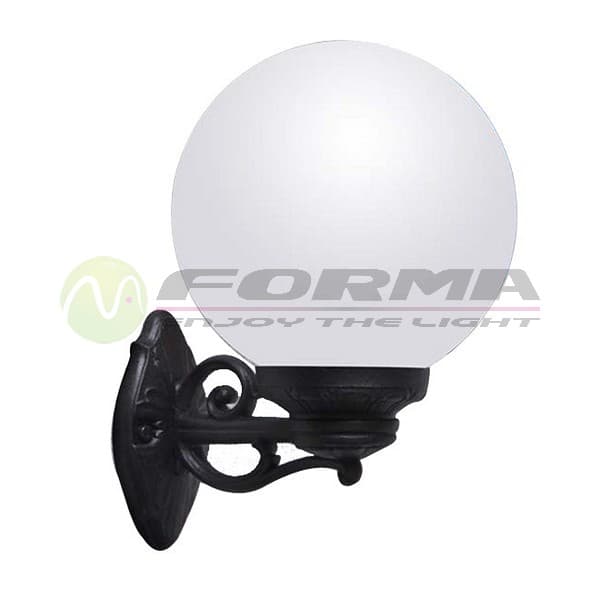 Zidna lampa BISSO/G250 BK OPAL - Fumagalli rasveta
