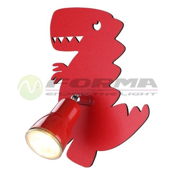 Zidna lampa DF1601-1Z RD - Dečija rasveta